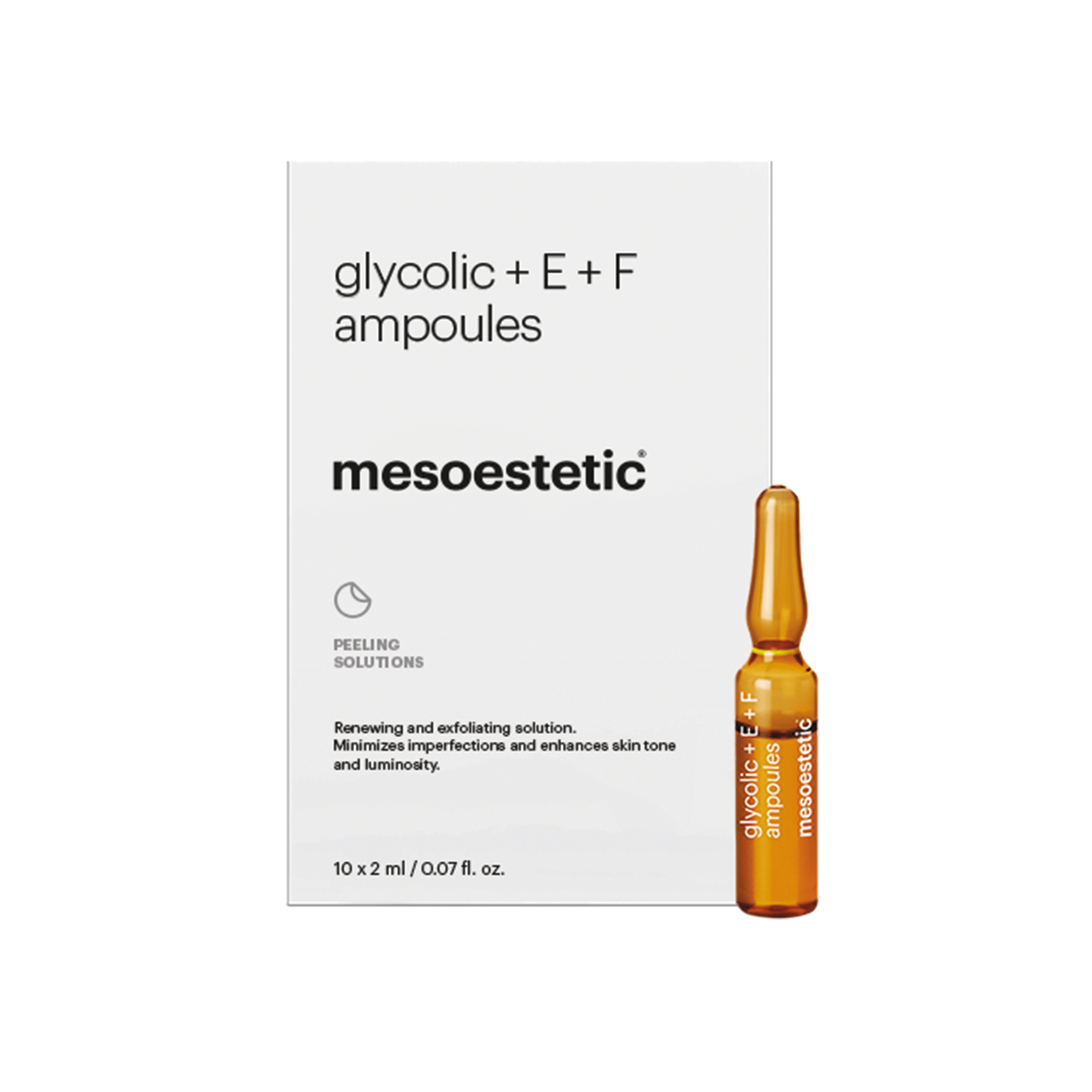 glycolic + E + F ampoules