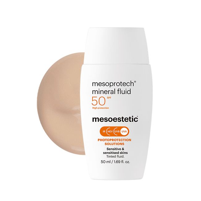 mesoprotech® mineral fluid 50+ NEW - mesoestetic danmark